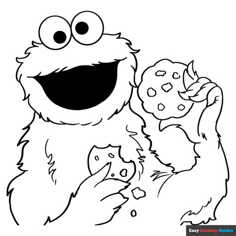 cookie monster coloring pages